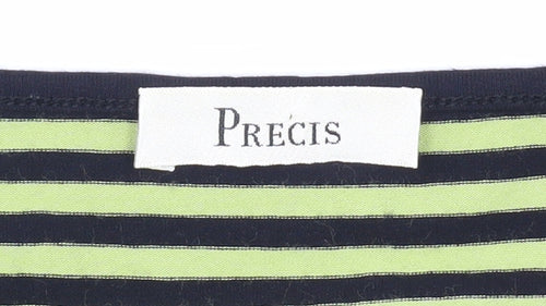 Précis Women's Multicoloured Striped T-Shirt M