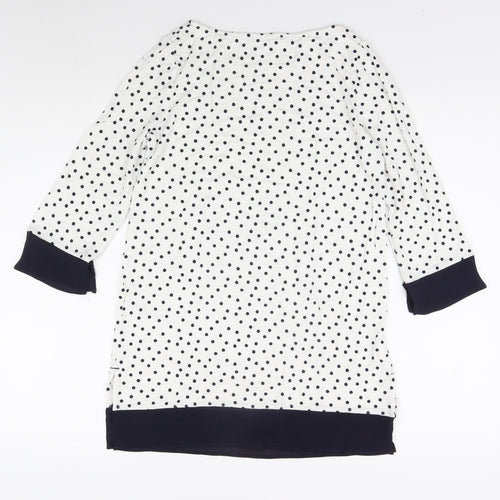 Marks and Spencer Women's Ivory Tunic Blouse Size 8