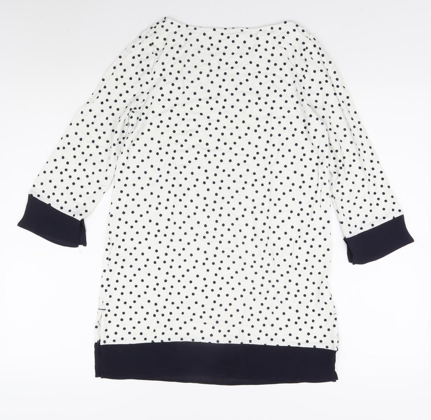 Marks and Spencer Women's Ivory Tunic Blouse Size 8