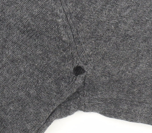 Oasis Women Grey Knit Long Sleeve Cowl Neck Dress XS