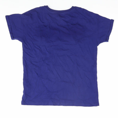 Marks and Spencer Girls Blue Graphic T-Shirt 12-13 Years
