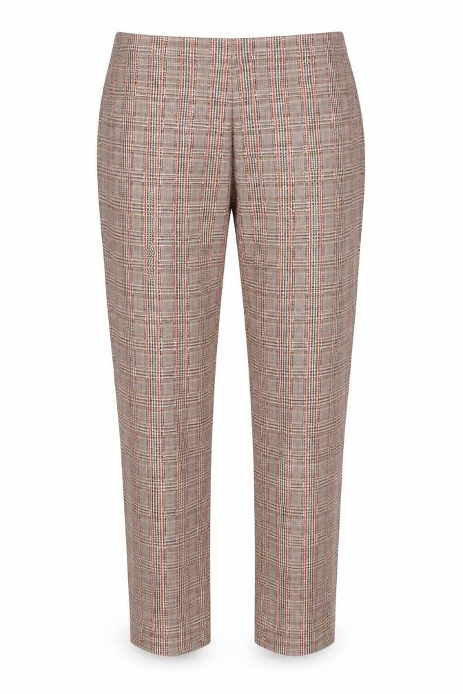 Front view of James Alexander Women's Check Trousers, size 12