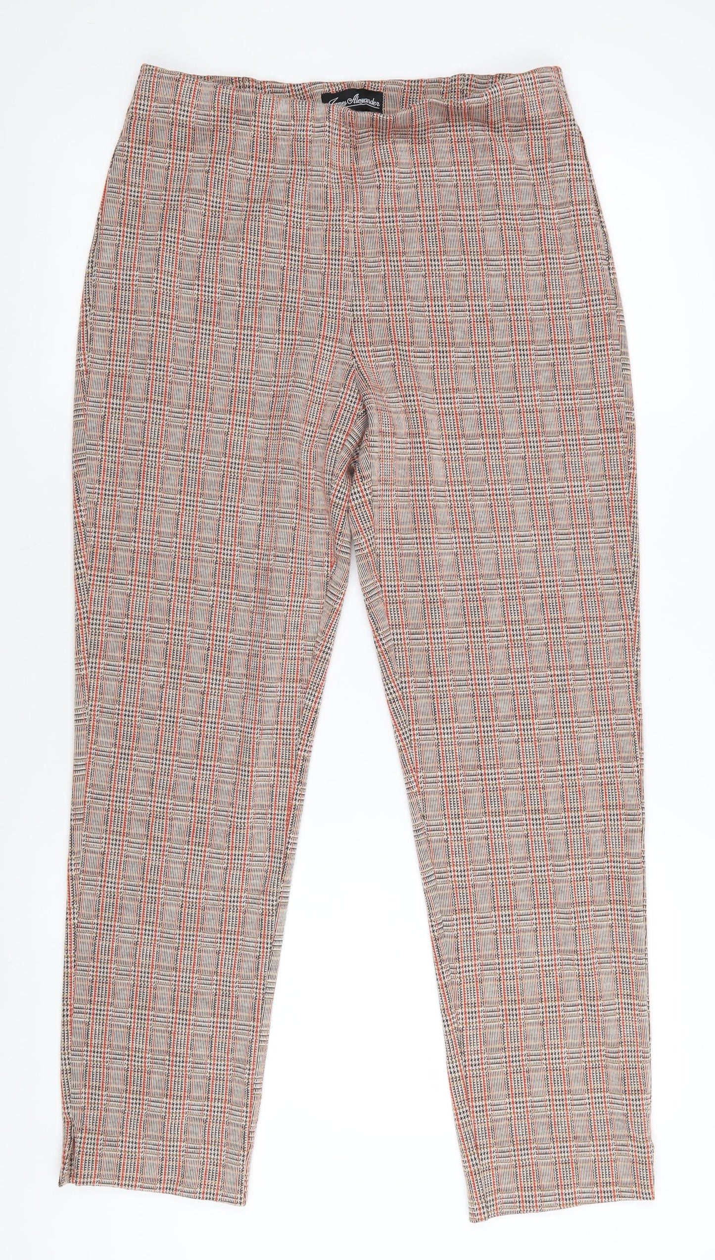 James Alexander Women's Check Trousers Size 12