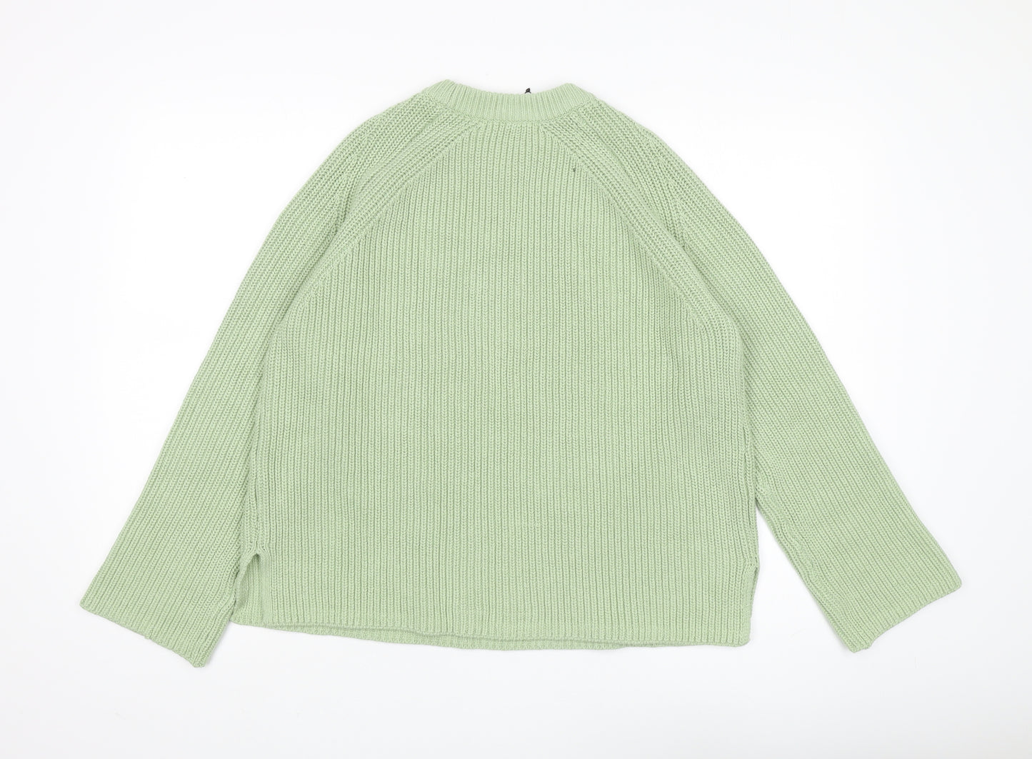 Marks and Spencer Women's Green Pullover Jumper, M, Crew Neck