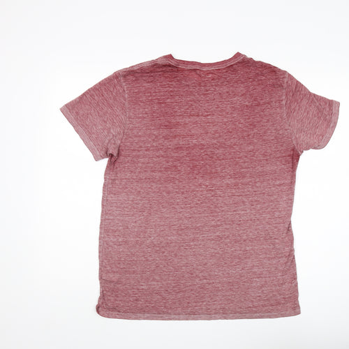 Gap Men's Red Graphic Print T-Shirt, Size M, Regular Fit
