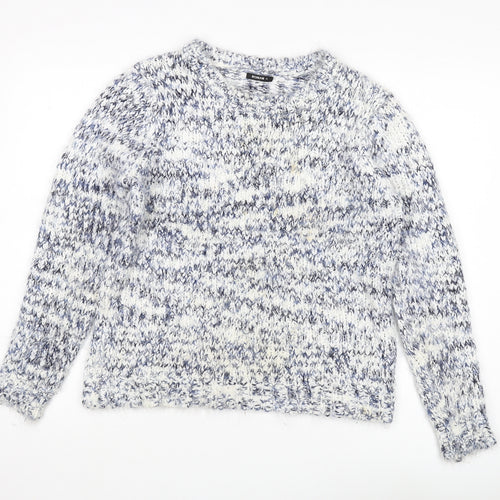 Roman Women's Blue Crew Neck Jumper Size 12