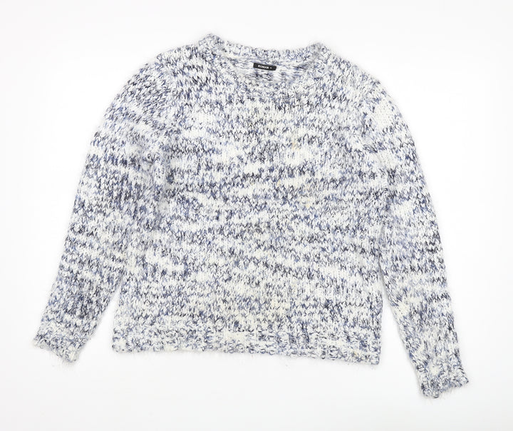 Roman Women's Blue Crew Neck Jumper Size 12