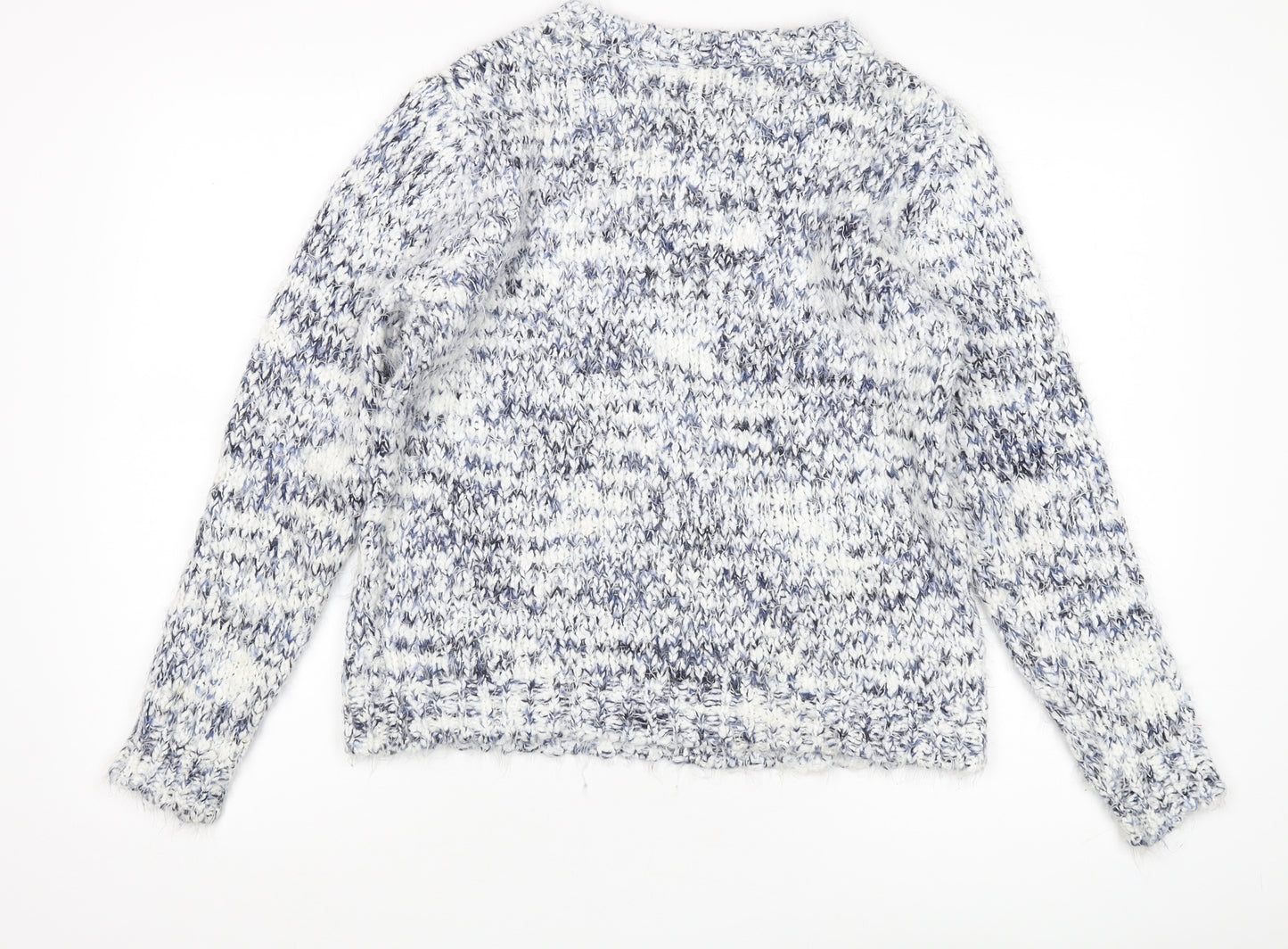 Roman Women's Blue Crew Neck Jumper Size 12