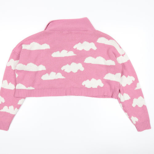 Nasty Gal Women's Pink Cloud Pullover Jumper