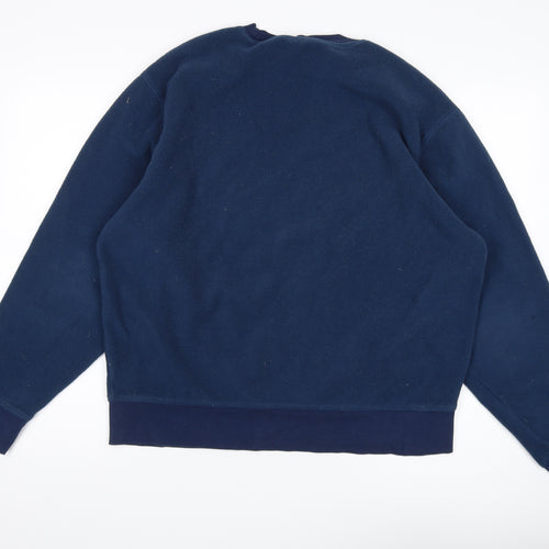 Weekday Men's Blue Pullover Sweatshirt, Size L