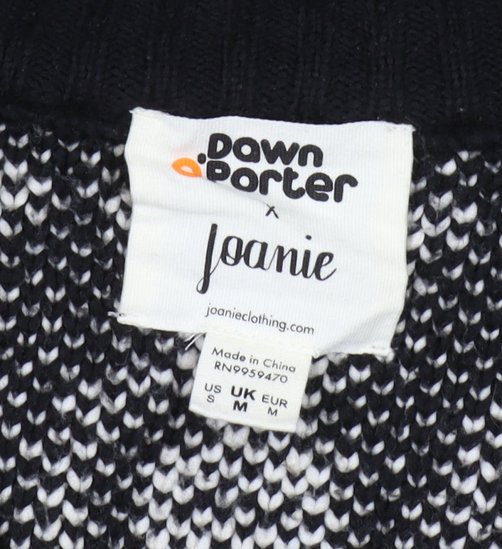 Joanie Women's Black & White Cardigan M