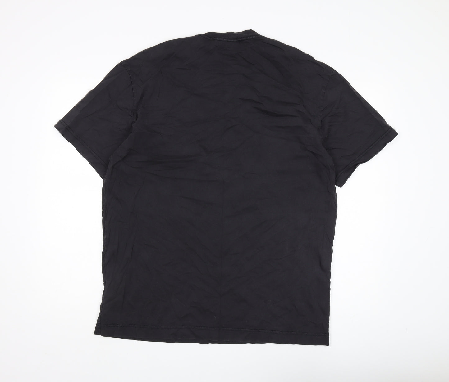 Weekday Men's Black Graphic Print T-Shirt M