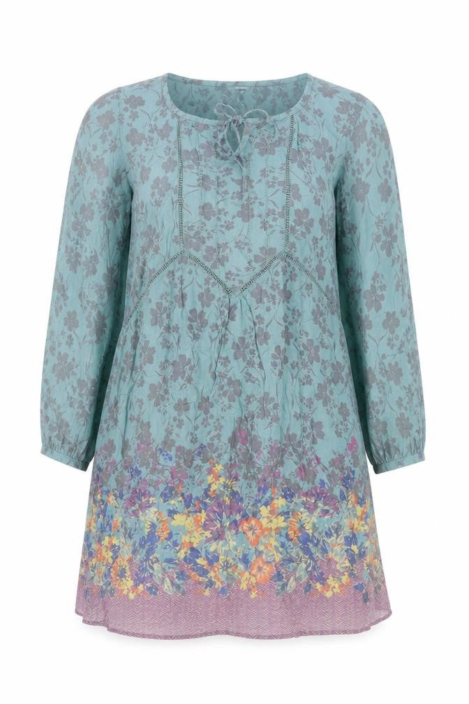 Front view of Marks & Spencer Women's Multicoloured Floral Shift Dress, size 12