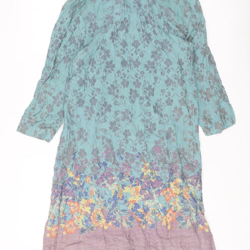 Marks & Spencer Women's Multicoloured Floral Shift Dress Size 12