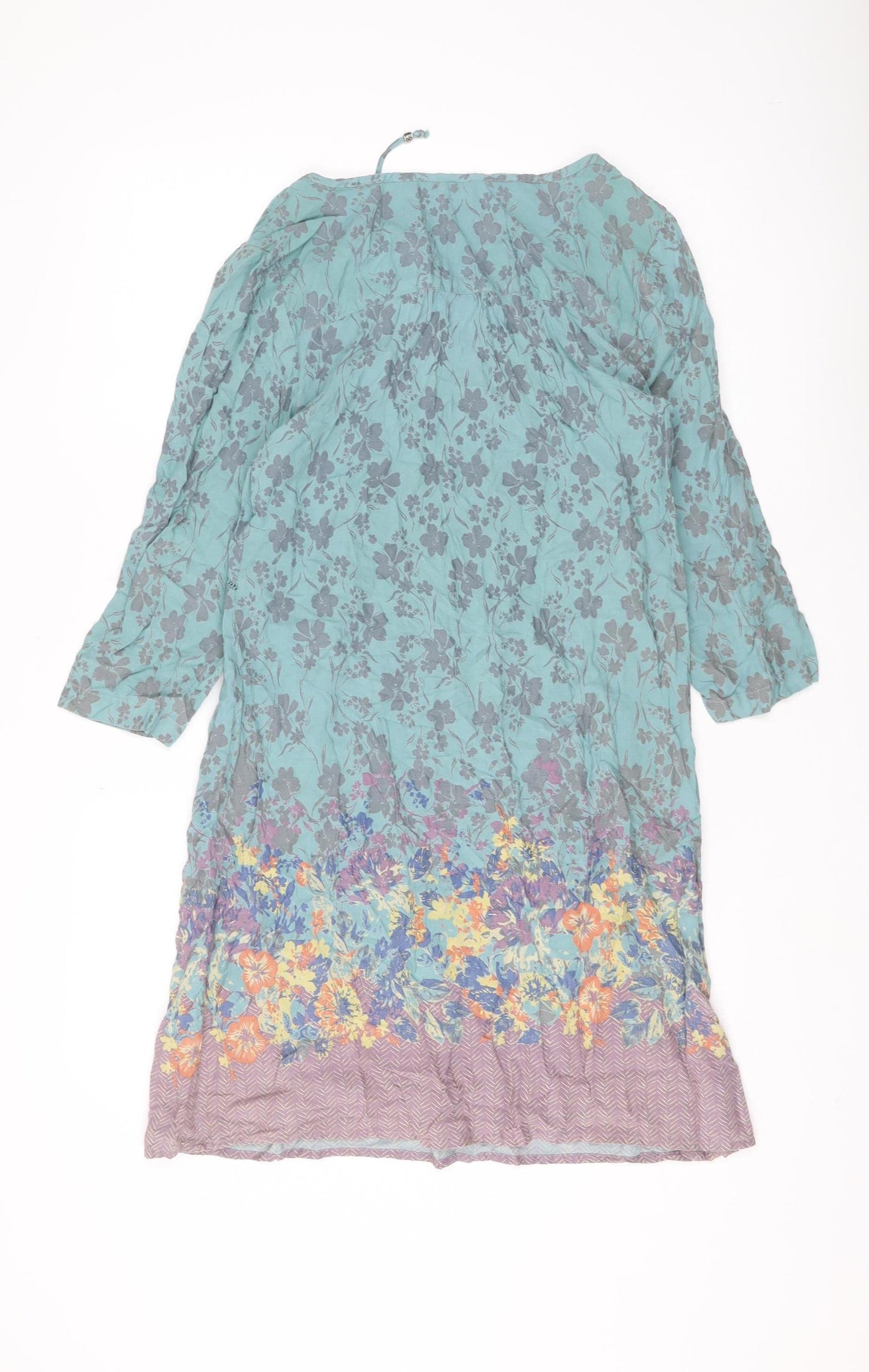 Marks & Spencer Women's Multicoloured Floral Shift Dress Size 12