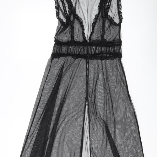 Victoria's Secret Women's Black Sheer Chemise M