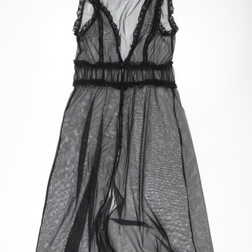 Victoria's Secret Women's Black Sheer Chemise M