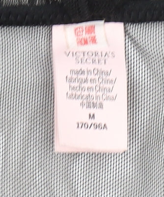 Victoria's Secret Women's Black Sheer Chemise M