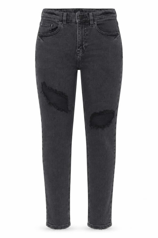 Front view of River Island Women's Black Skinny Jeans, size 8