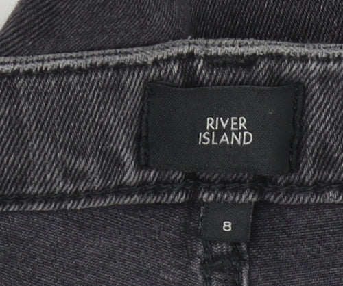 River Island Women's Black Skinny Jeans Size 8