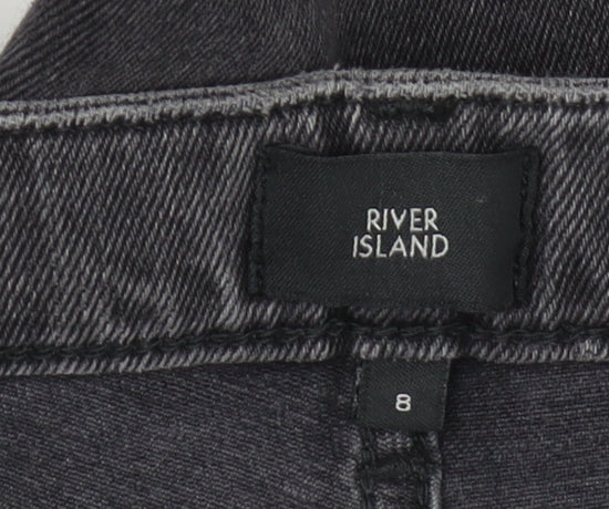 River Island Women's Black Skinny Jeans Size 8