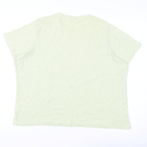 EWM Women's Green Embroidered XL T-Shirt