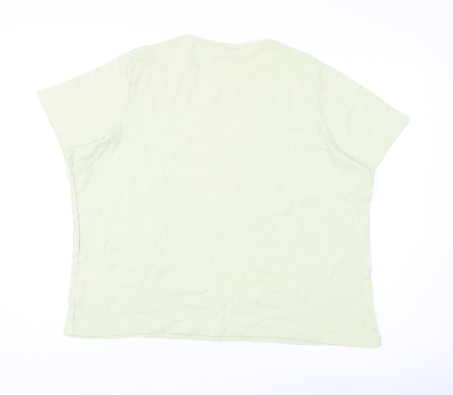 EWM Women's Green Embroidered XL T-Shirt