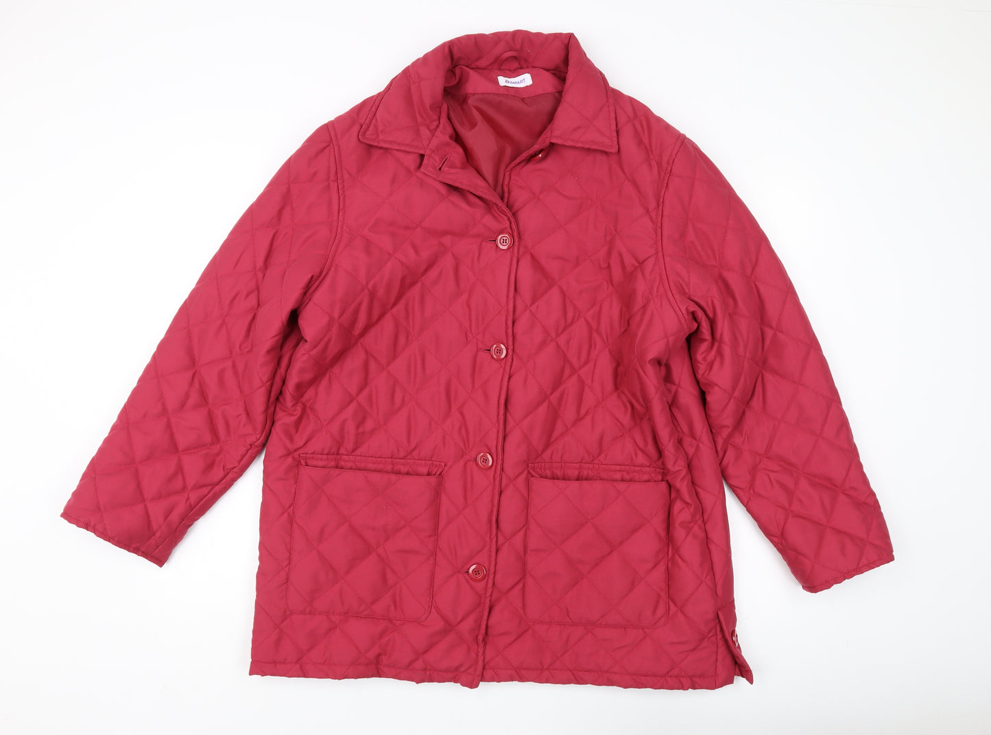 Damart Women's Red Quilted Jacket, Size 18/20