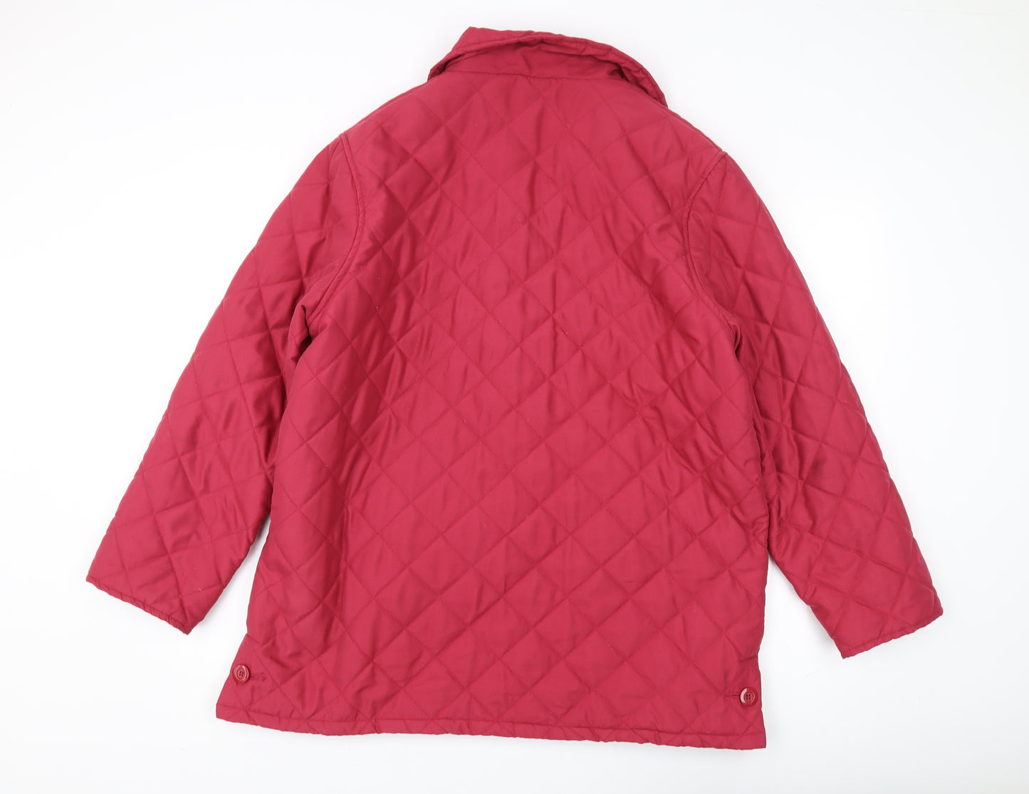Damart Women's Red Quilted Jacket, Size 18/20