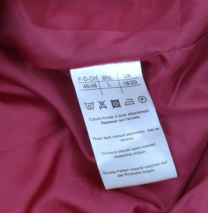 Damart Women's Red Quilted Jacket, Size 18/20