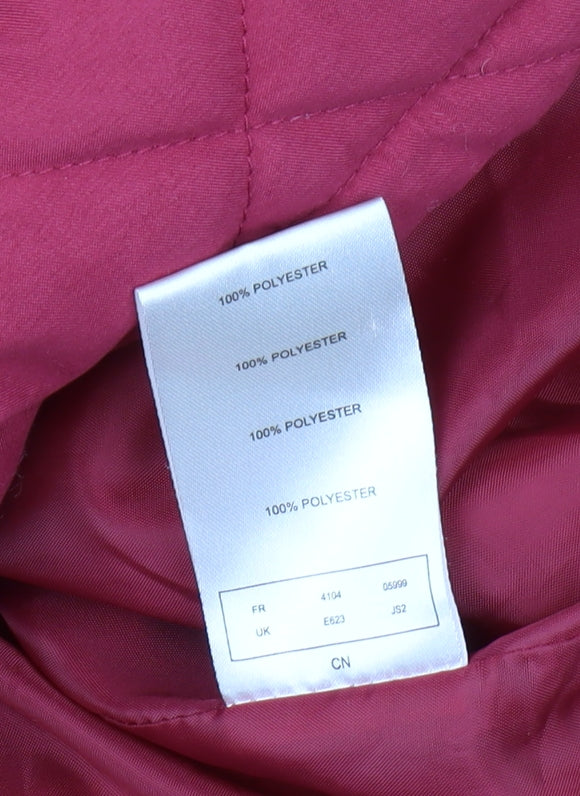 Damart Women's Red Quilted Jacket, Size 18/20