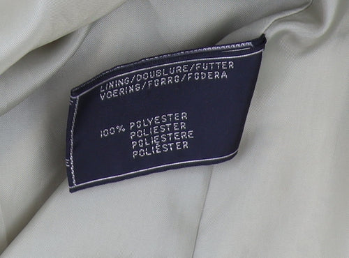 Arnold Scaasi Beige Trench Coat Unisex Adults S Classic