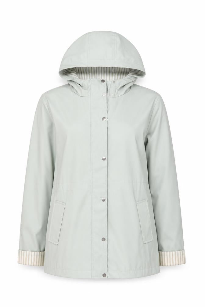 Front view of New Look Women's Green Parka Jacket UK 10