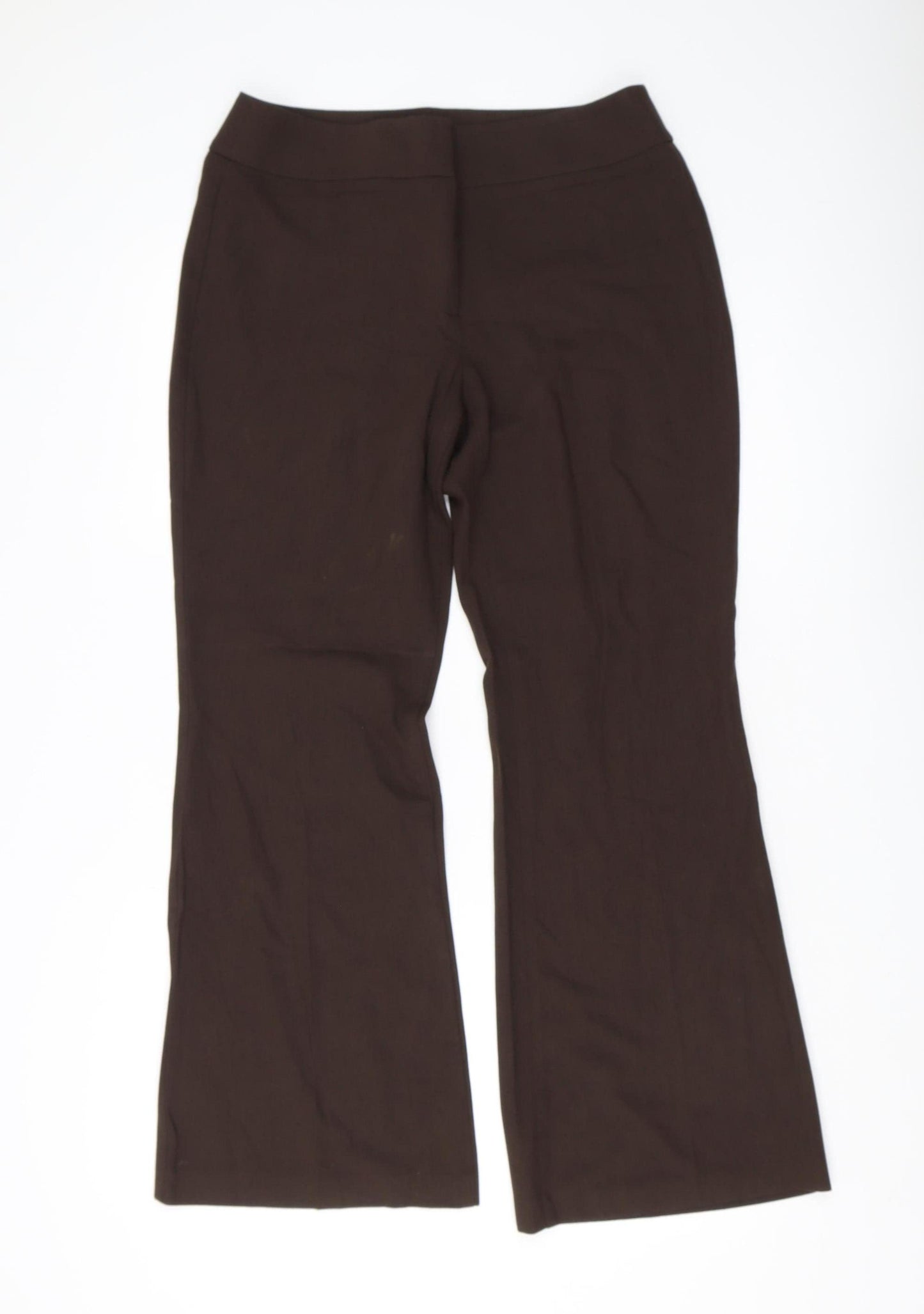 Marks and Spencer Women’s Brown Flared Trousers Size 12
