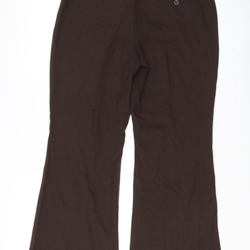 Marks and Spencer Women’s Brown Flared Trousers Size 12