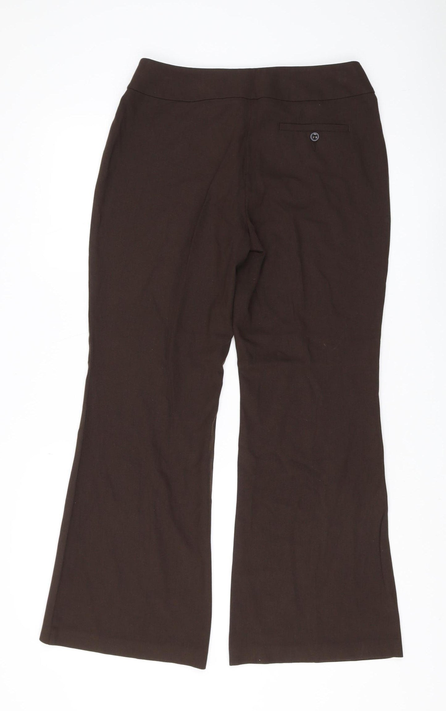 Marks and Spencer Women’s Brown Flared Trousers Size 12