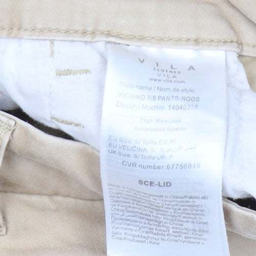 Vila Women's Beige Chino Trousers Size S