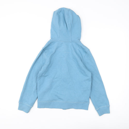 John Lewis Boys Blue Full Zip Hoodie - 6 Years