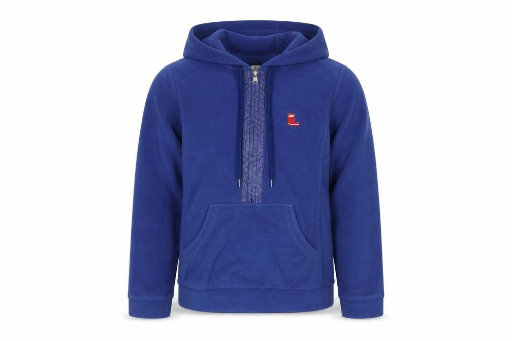Front view of Aigle boys’ blue full zip hoodie 11-12 years