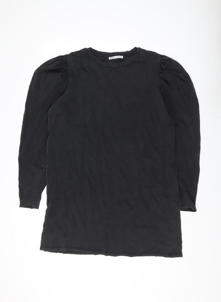 Pull&Bear Women's Black Cotton Dress Size 12