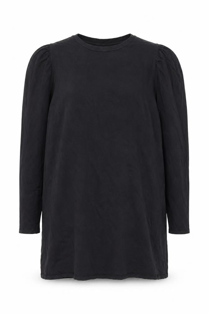 Front view of Pull&Bear Women's Black Cotton Dress, size 12