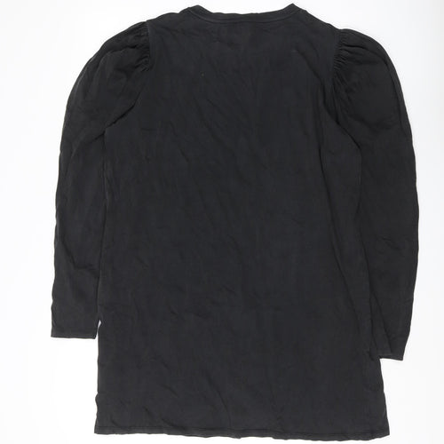 Pull&Bear Women's Black Cotton Dress Size 12