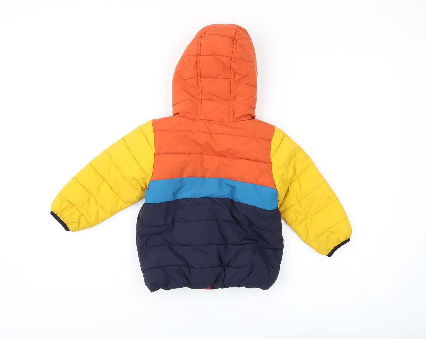Next Colourblock Unisex Toddler Puffer Jacket 18-24 Months