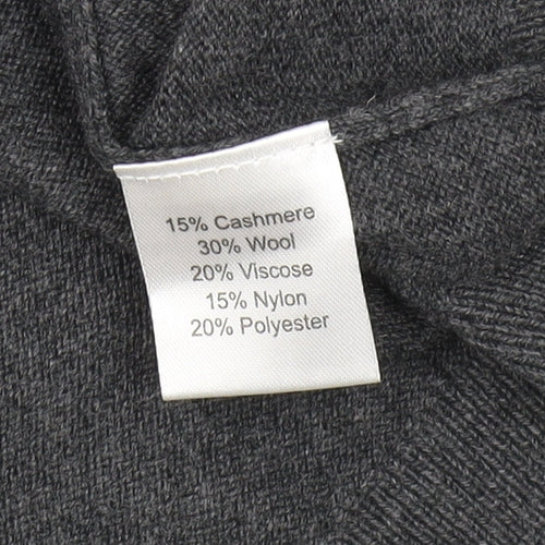 Kallspin Men's Grey XL Vest - Casual Knitwear Jumper