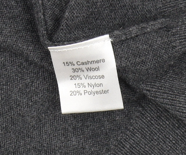 Kallspin Men's Grey XL Vest - Casual Knitwear Jumper