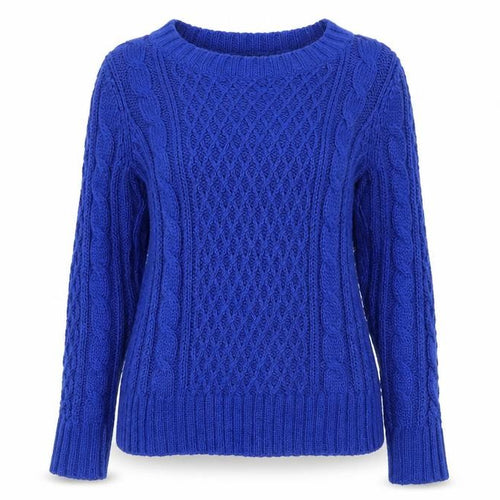 Mango Women's Blue Pullover Jumper Size 10