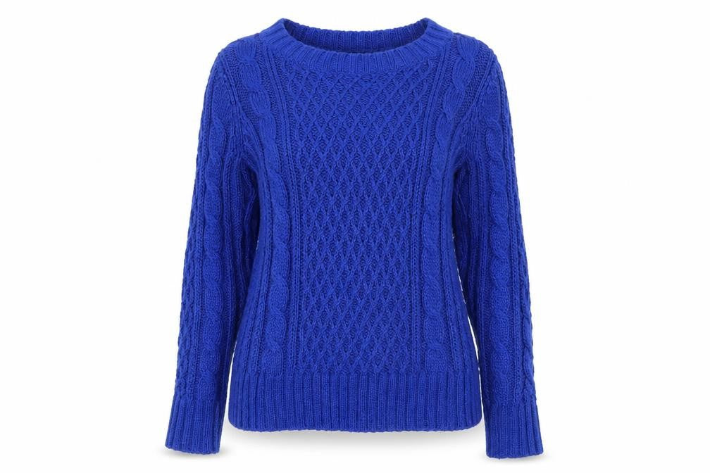 Mango Women's Blue Pullover Jumper Size 10