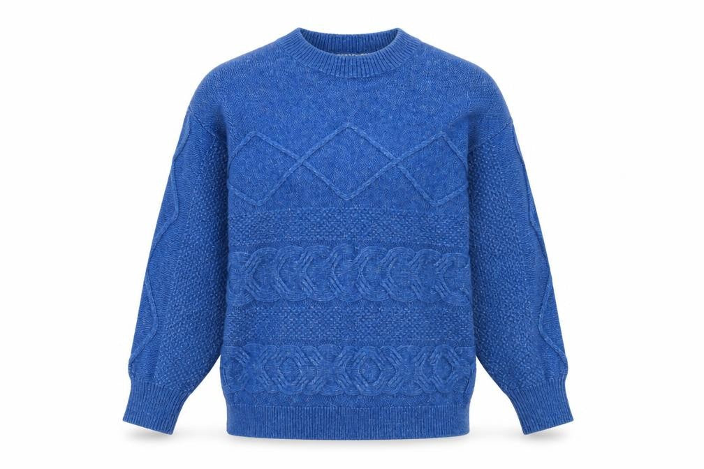 Front view of Marks & Spencer Women's Blue Medium jumper