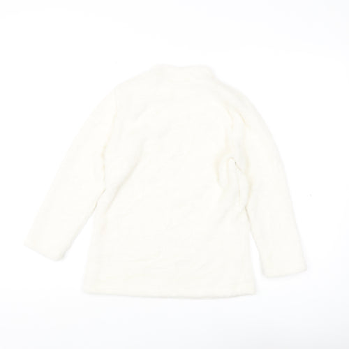 Savida Women's Ivory High Neck Jumper Size 10