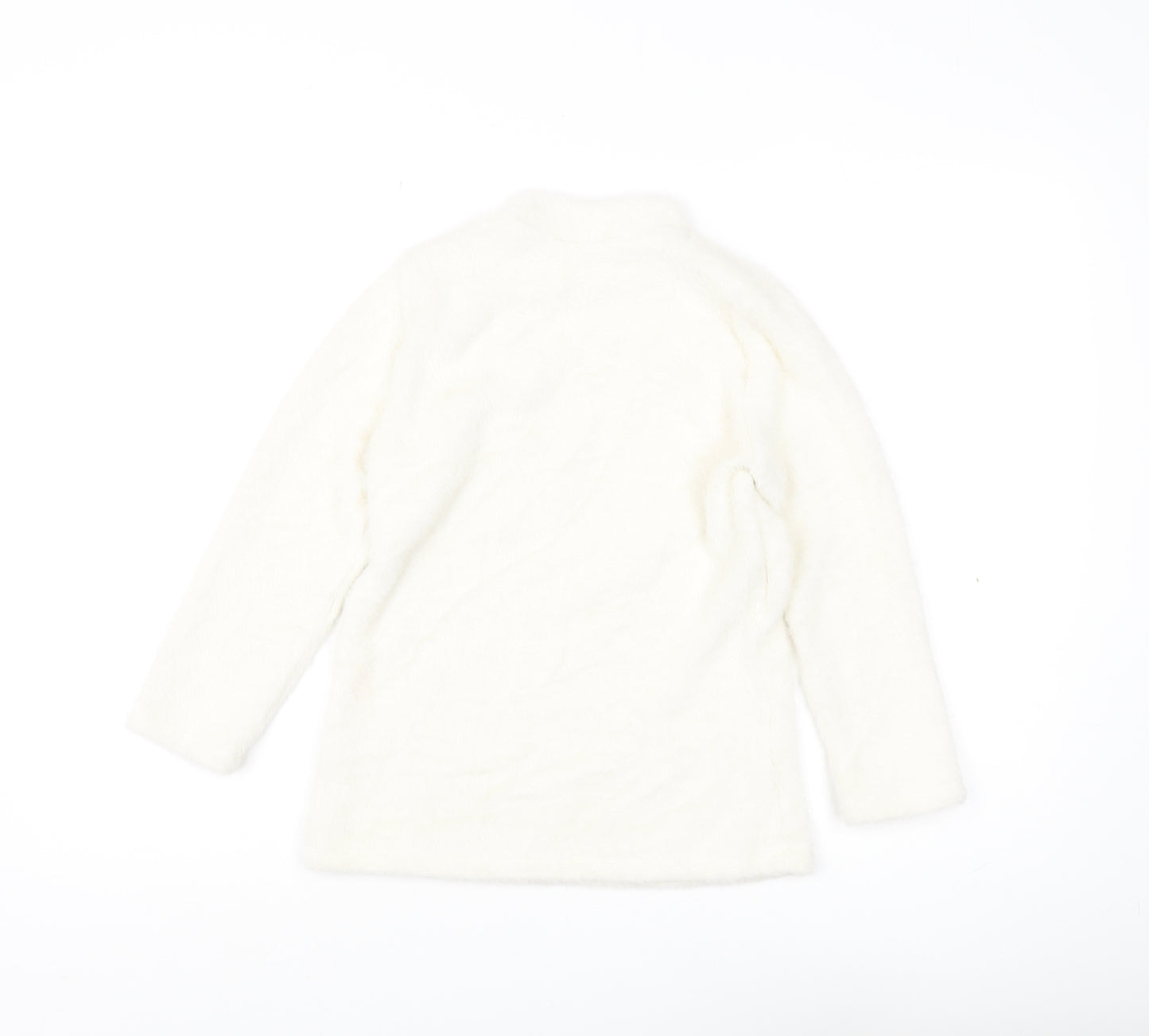 Savida Women's Ivory High Neck Jumper Size 10
